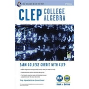 STU SCHWARTZ CLEP Test Preparation: CLEP® College Algebra Book + Online (Edition 8) (Paperback)