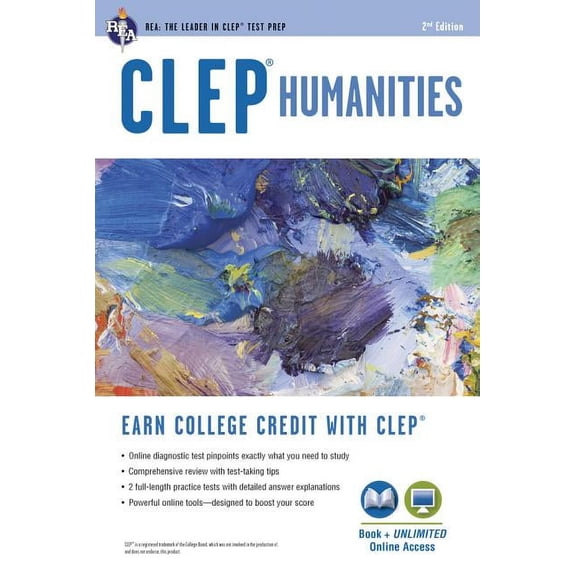 Pre-Owned CLEP Test Preparation: CLEP® Humanities Book + Online (Edition 2) (Paperback)