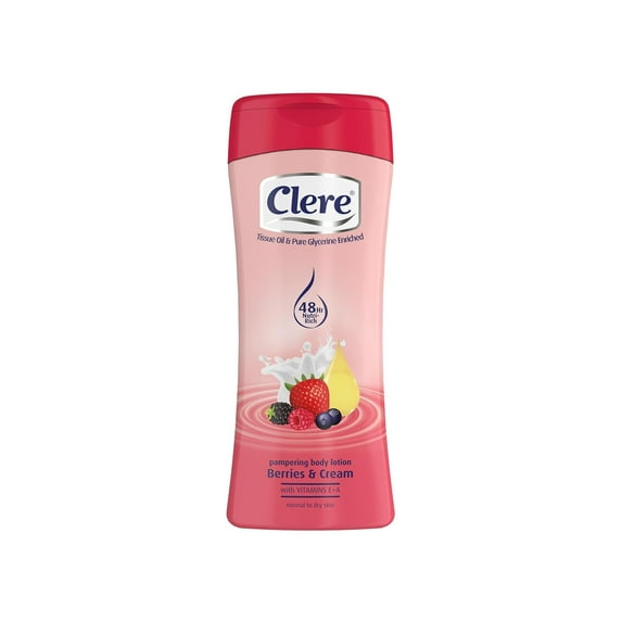 CLERE HAND & BODY LOTION BERRIES & CREAM 400ML