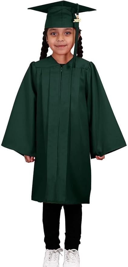 CLERKMANS Child Preschool & Kindergarten Graduation Gown, Cap & Tassel ...