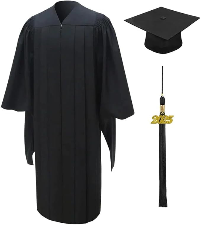 CLERKMANS Deluxe Masters Graduation Gown, Gown, Unisex - Walmart.com