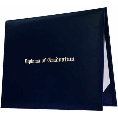 CLERKMANS Leatherette Bound Graduation Diploma and Certificate Cover Interior Silk and Satin Panels