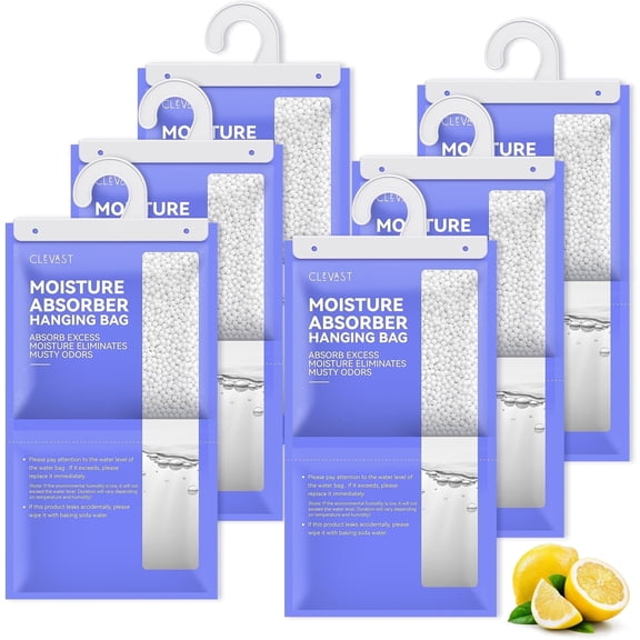 CLEVAST Classic Moisture Absorbent Packets, 6-Pack