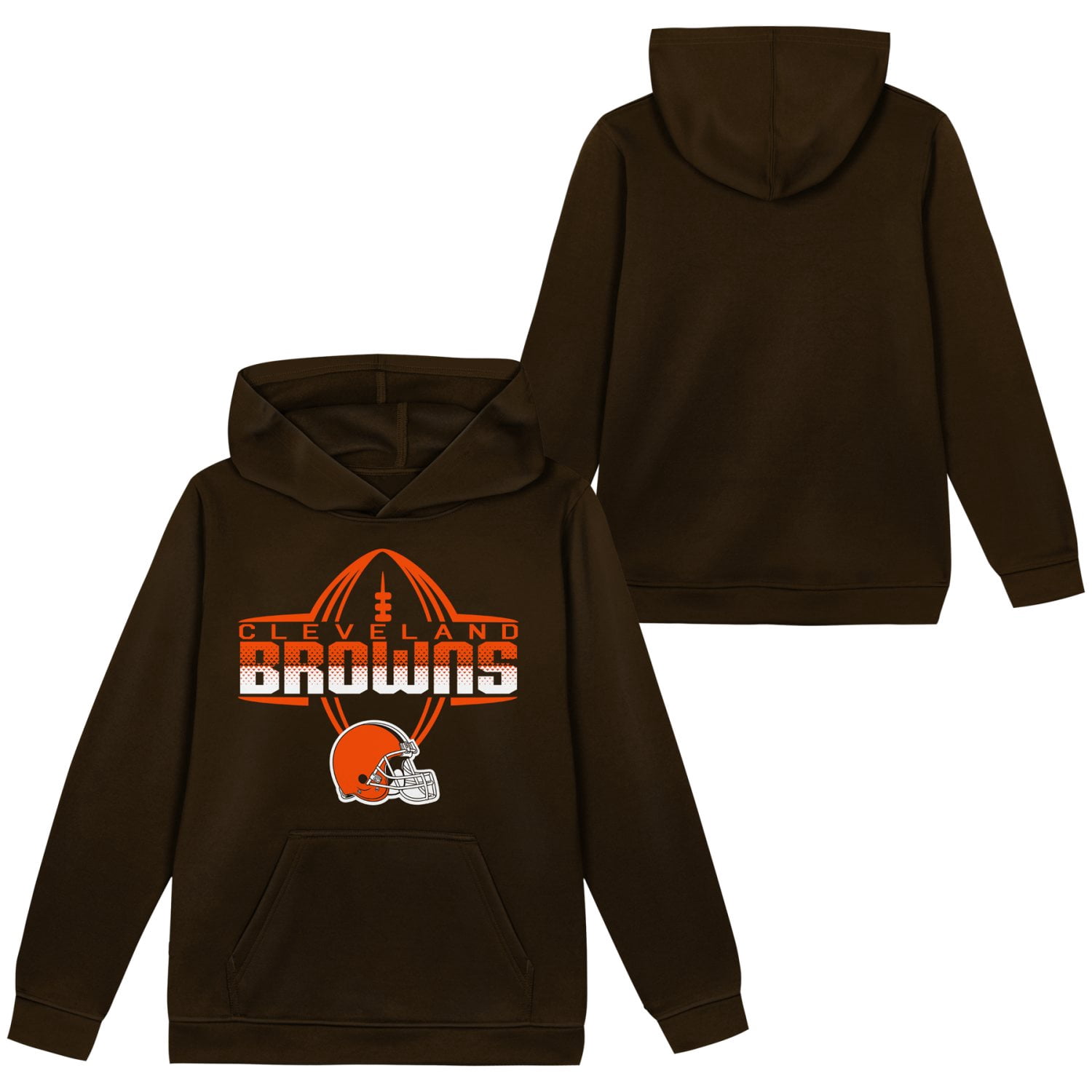 CLEVELAND BROWNS NFL Boys Hoodie Fleece Game Day Fan Apparel