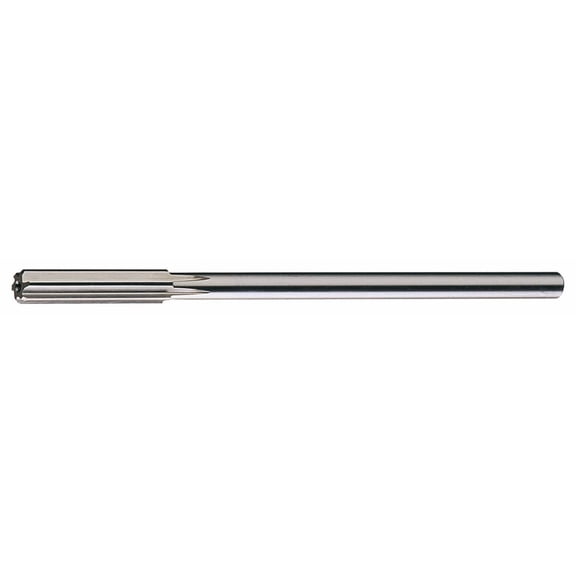 CLEVELAND C25807 Chucking Reamer, Straight Flute, Round Shank, Uncoated (Bright) Finish, 3/8" Size (Pack of 1)