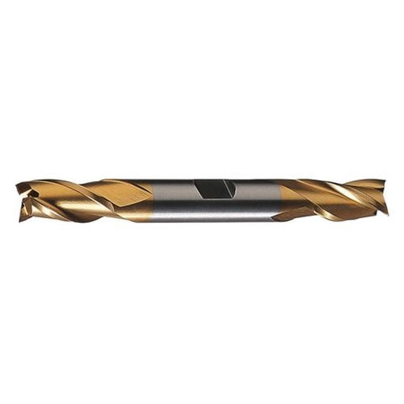 CLEVELAND C39608 HSS End Mill,1/2 In D,1 In Cut L
