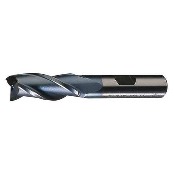 CLEVELAND C39678 HSS End Mill,13/32 In D,1 In Cut L