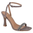 thumbnail image 1 of 【CLEVER-1】Belovely Women Strappy Square Toe Heels Sandals Kitten Heeled Sandals Party Dress Shoes Footwear Girl Walking Shoes Summer Rubber Nail Comfort Elegant Ballroom, 1 of 9