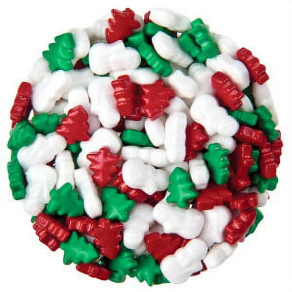 Clever Candy Frosty'S Forest Red Green & White Dextrose Christmas Mix 10 lb