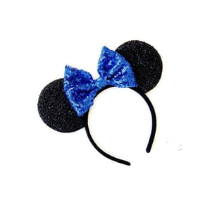 CLGIFT CL Gift Blue Mickey Ears, Rainbow Minnie Mouse Ears, Sparkly Minnie Ears, Mouse Ears, Electrical Parade Ears,