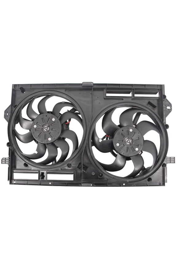 Dual Radiator Cooling Fan w/ Shroud Assembly