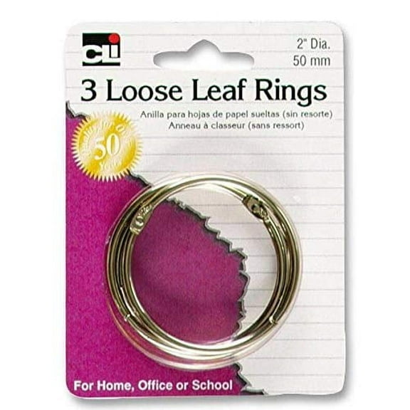 CLI 2" Loose Leaf Book Rings