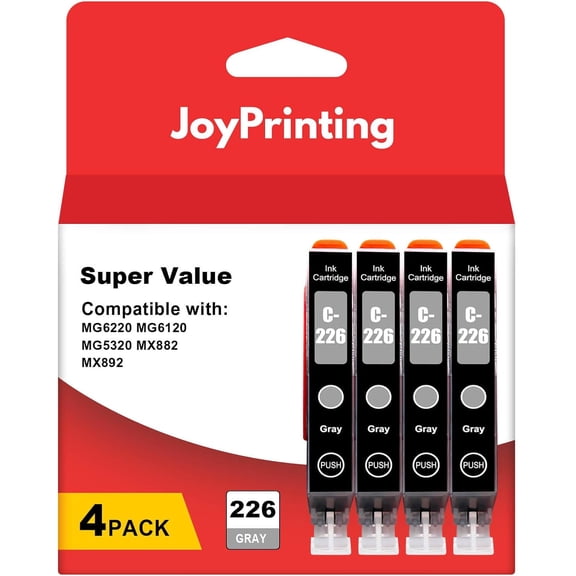 CLI 226 Ink Cartridges Cyan Compatible with Canon CLI-226C CLI226 Cyan PGI-225 Use with MX882 MX892 MG5320 MG6220 MG5220 MG6120 MG8220 MX712 IP4820 IP4920 IX6520