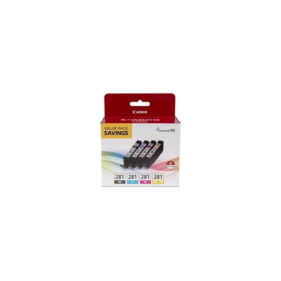 Canon Cli-281 Ink Cartridge - Black Cyan Magenta Yellow