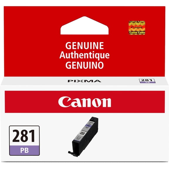 CLI-281 Genuine Photo Blue Ink Tank, Compatible with TS9120 Series,TS8120 Series, TS8220 TS8320, and TS6320 Printers