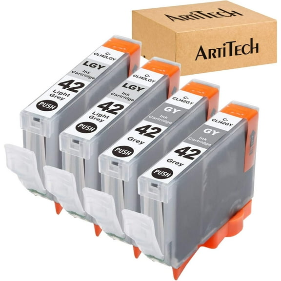 CLI-42 Pixma Pro-100 Ink Replacement for Canon CLI42 GY CLI-42 LGY Compatible Ink Cartridge Use for Pixma