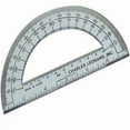 thumbnail image 1 of CLI LEO77106 6 in. Plastic Open Center Protractor, Clear, 1 of 1