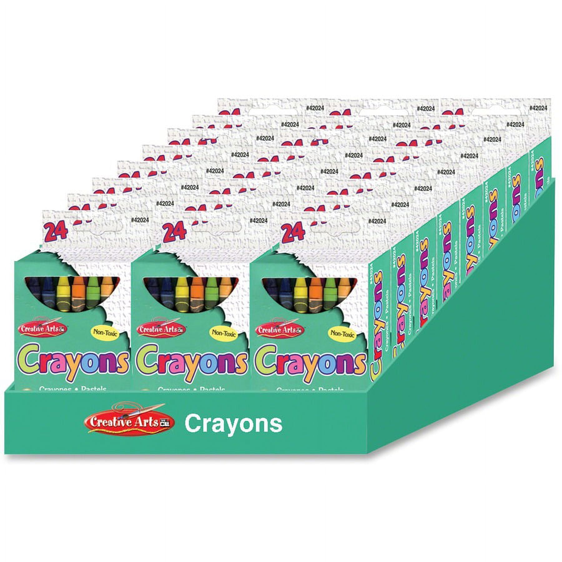 CLI Creative Arts Crayons Display - Assorted - 1 / Display Box CLI Creative Arts Crayons Display - Assorted - 1 / Display Box