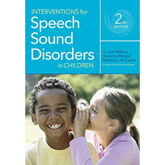 Pre-Owned Interventions for Speech Sound Disorders in Children (CLI), 9781681253589, 1681253585, Paperback, Second edition