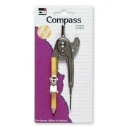 CLI, LEO80360, Ball Bearing Metal Compass, 1 / Pack, Silver