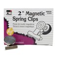 thumbnail image 1 of Charles Leonard Magnetic Spring Clips, 2", 12/Box, 1 of 4