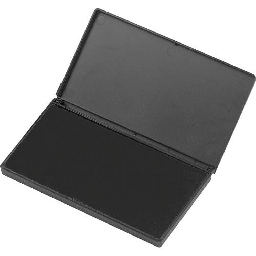 CLI Nontoxic Foam Ink Pads - 1 Each - 2.8" Width x 4.3" Length - Foam Pad - Black Ink - Black | Bundle of 10 Each