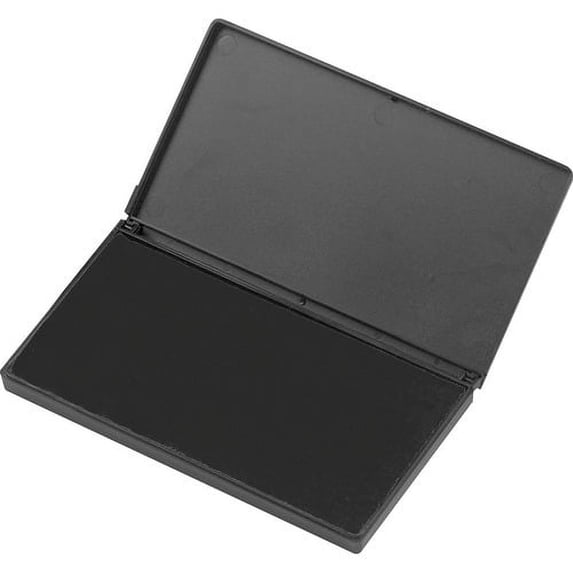CLI Nontoxic Foam Ink Pads - 1 Each - 2.8" Width x 4.3" Length - Foam Pad - Black Ink - Black | Bundle of 10 Each