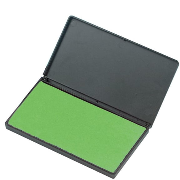 CLI Nontoxic Foam Ink Pads 1 Each - 2.8" Width x 4.3" Length - Foam Pad - Green Ink - Green