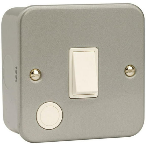 CLICK - 20A 1G DP Metalclad Switch + Flex Outlet