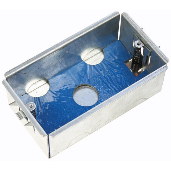 CLICK - FlameGuard Steel Back Box, 2-Gang, 47mm (D)