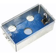 CLICK - FlameGuard Steel Back Box, 2-Gang, 47mm D