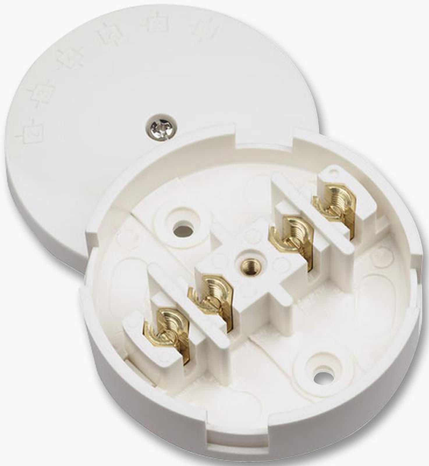 CLICK - Heavy Duty Junction Box, 20A, 4x Terminals, White