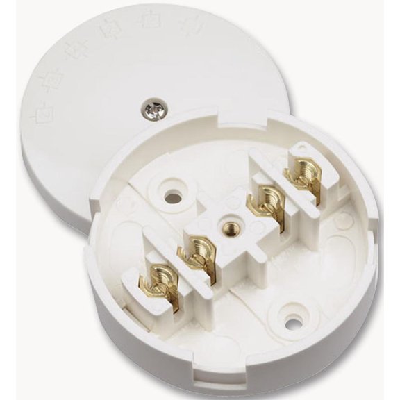 CLICK - Heavy Duty Junction Box, 20A, 4x Terminals, White