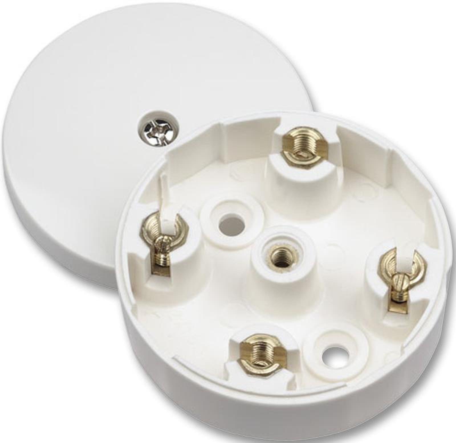 CLICK - Heavy Duty Junction Box, 20A, 4x Terminals, White