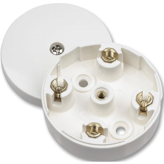CLICK - Heavy Duty Junction Box, 20A, 4x Terminals, White