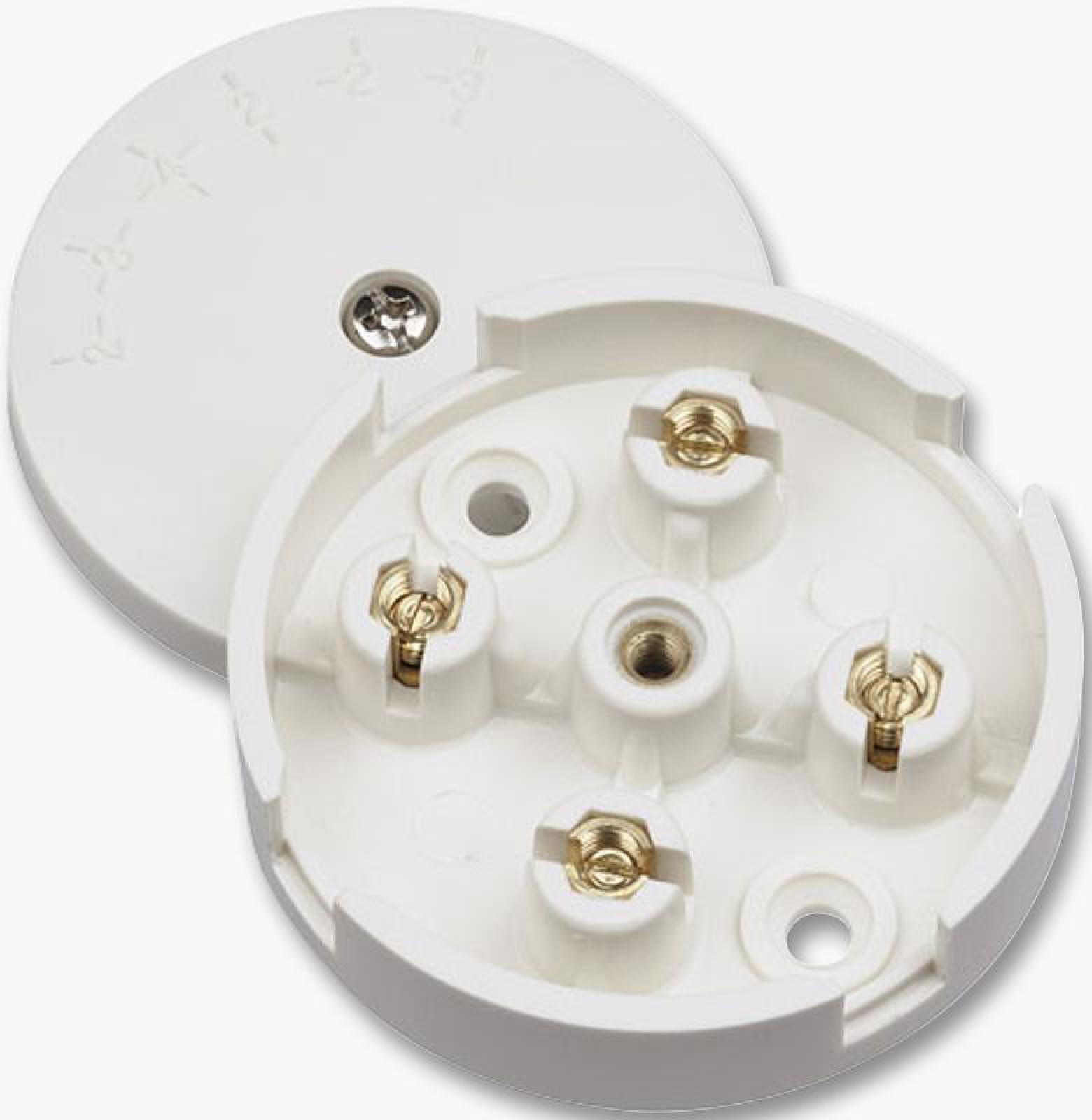 CLICK - Heavy Duty Junction Box, 5A, 4x Terminals, White