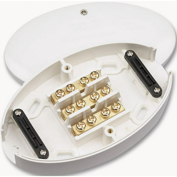 CLICK - Heavy Duty Junction Box, 60A, 3x Terminals, White