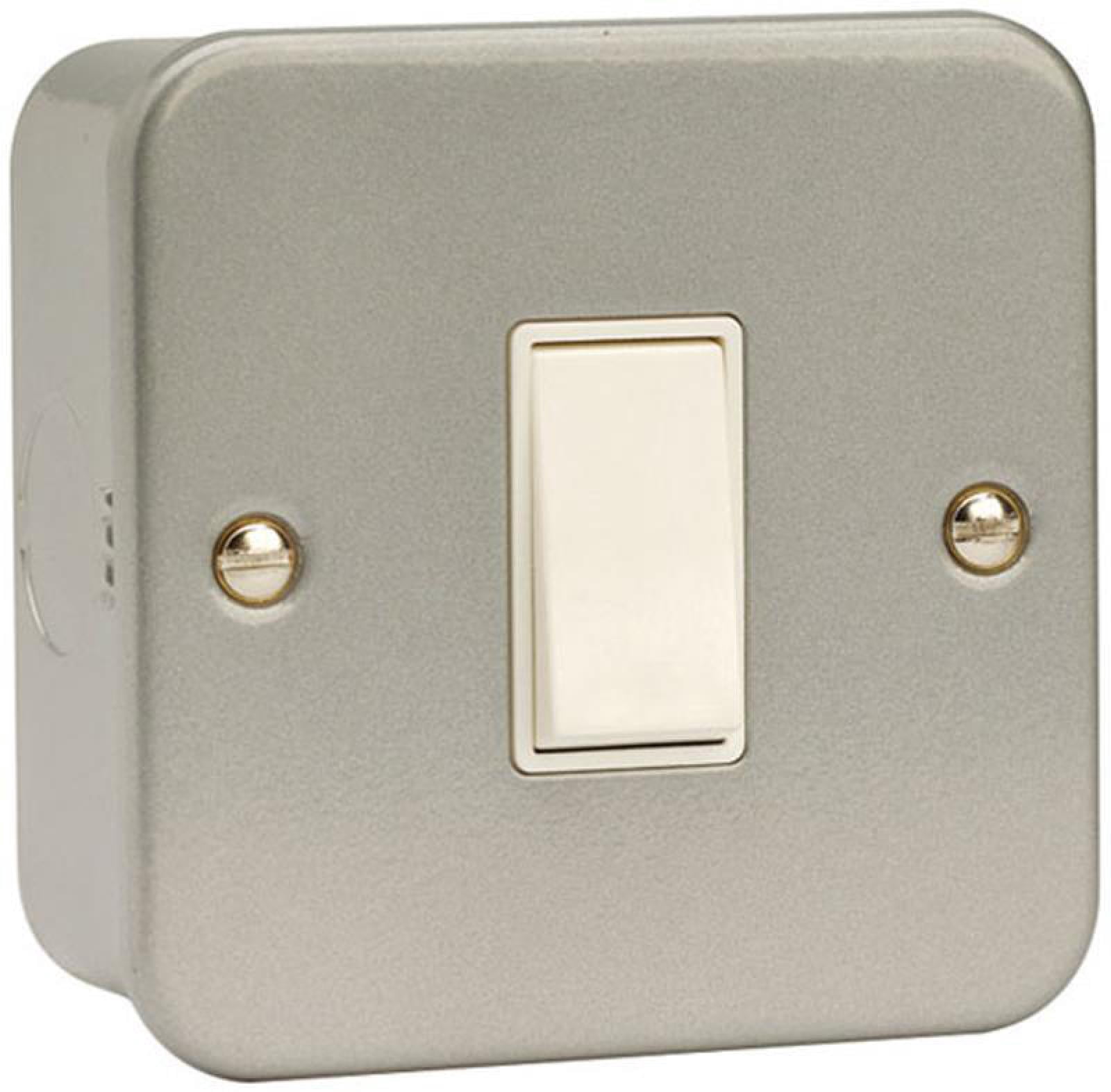 Click Single Light Switch CLICK - Metal Clad 10AX Light Switch, 1-Gang, 1-Way - Walmart.com