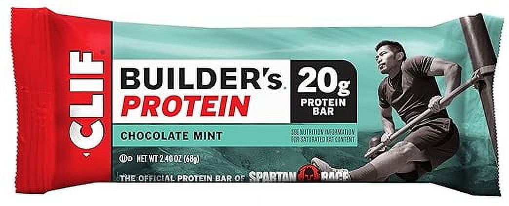 CLIF BUILDER'S, Protein Bar, Chocolate Mint, 1 Count(Packaging May Vary)