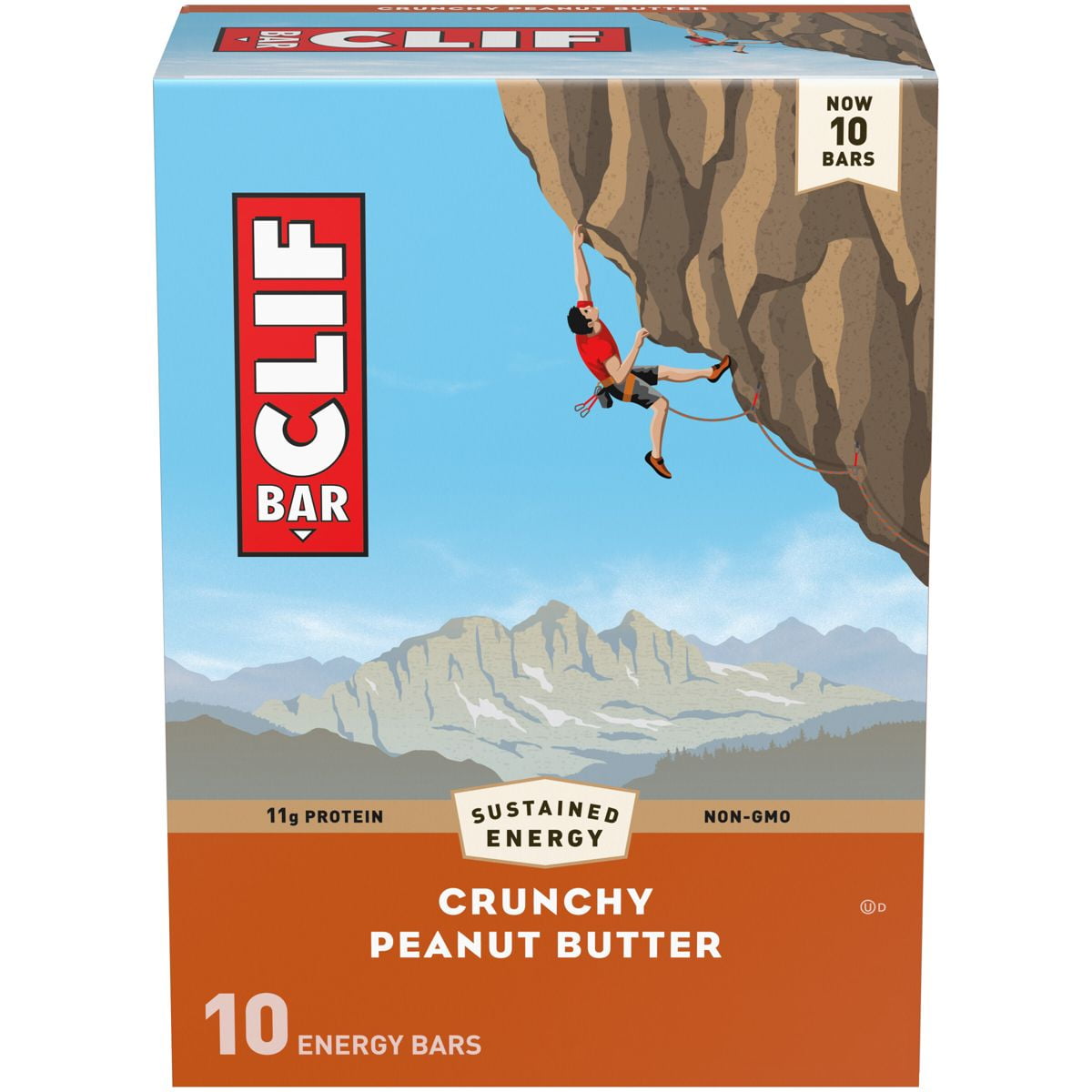 CLIF Bar Crunchy Peanut Butter - 24oz/10pk