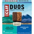 thumbnail image 1 of CLIF Bar® Duos Cool Mint Chocolate® & Chocolate Chip Energy Bars, 7 Ct, 1.66 oz, 1 of 6