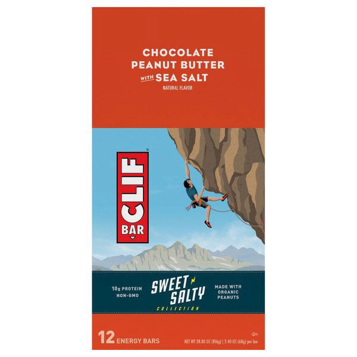 CLIF Bar® Sweet N Salty Collection Chocolate Peanut Butter with Sea
