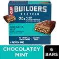 thumbnail image 1 of CLIF BUILDERS Protein Bars Chocolate Mint Flavor, Plant Protein, Gluten Free Bars, 6ct, 1 of 12