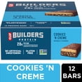 thumbnail image 1 of CLIF BUILDERS Protein Bars Cookies 'n Cream Flavor, Plant Protein, Gluten Free Bars, 12ct, 1 of 16