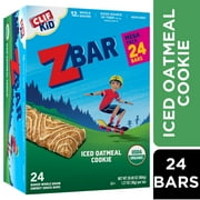CLIF Kid Zbar - Iced Oatmeal Cookie - Soft Baked Whole Grain Snack Bars - USDA Organic - Non-GMO - Plant-Based - 1.27 oz. (24 Pack)