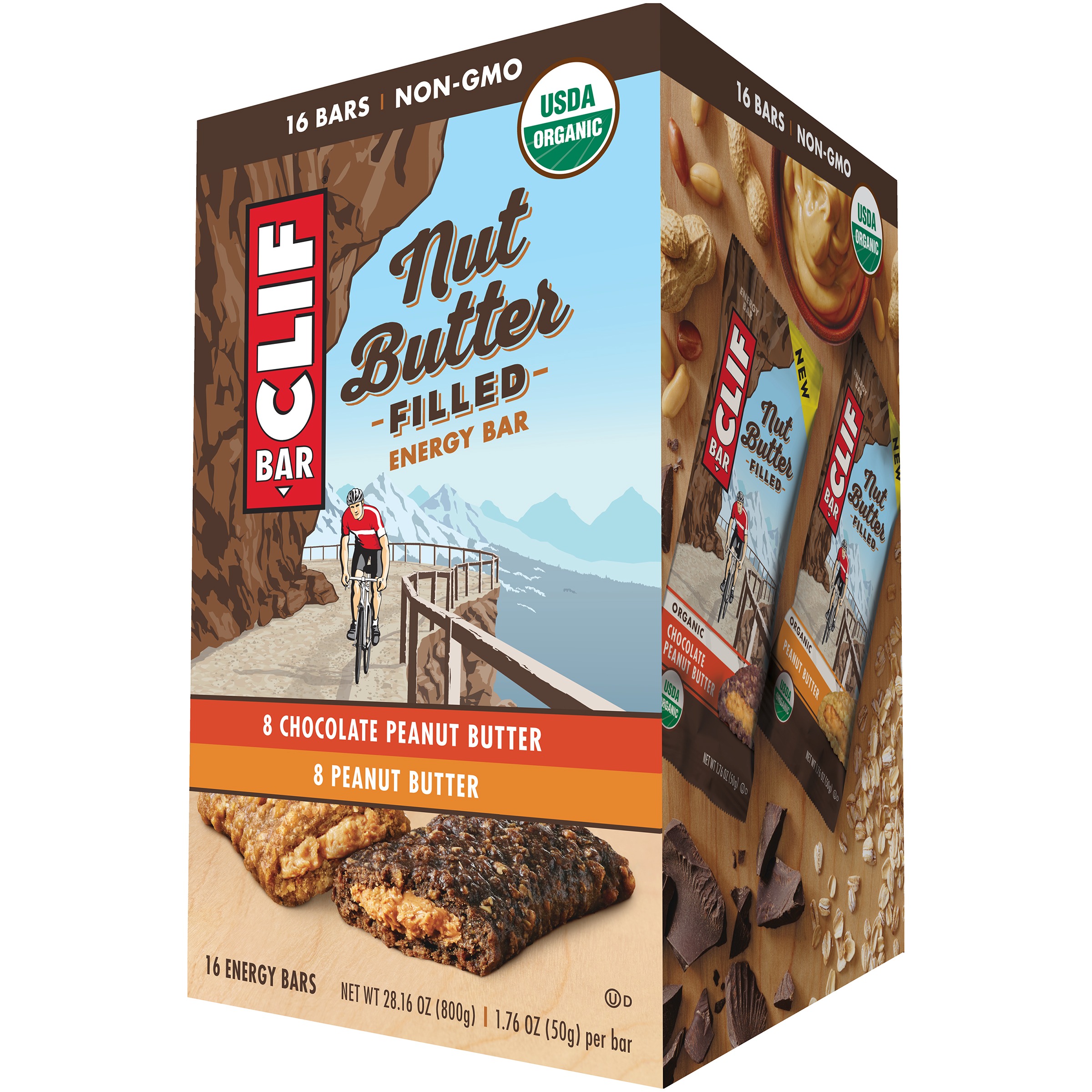 CLIF NUT BUTTER BAR MIXED PLANT PROTEIN BAR 28.16 OZ