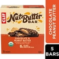 thumbnail image 1 of CLIF Nut Butter Bar Chocolate Peanut Butter Filled Energy Bars, Organic Snack Bars, 5ct, 1 of 16