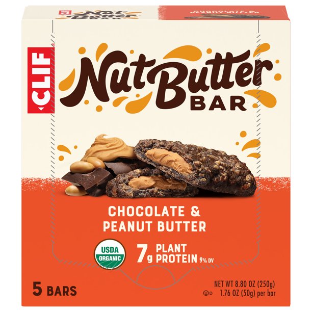 CLIF Nut Butter Bar Chocolate Peanut Butter Filled Energy Bars