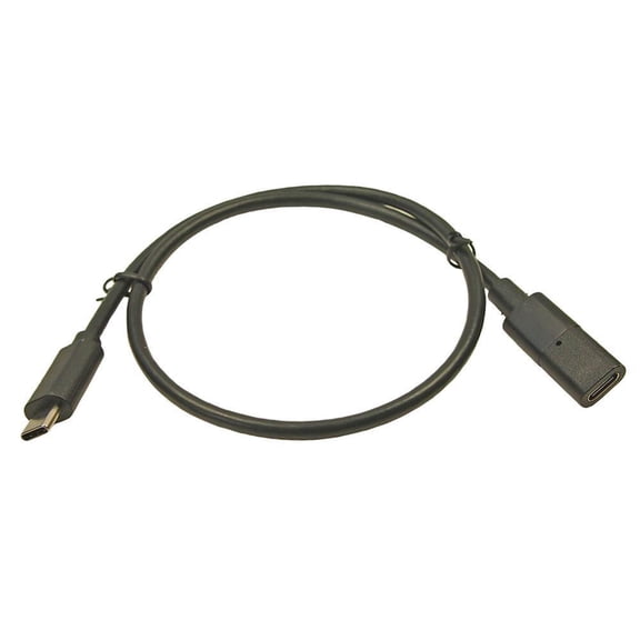 CLIFF ELECTRONIC USB-C Male to Female USB 3.1 Gen 1 Extension Lead 0.5m