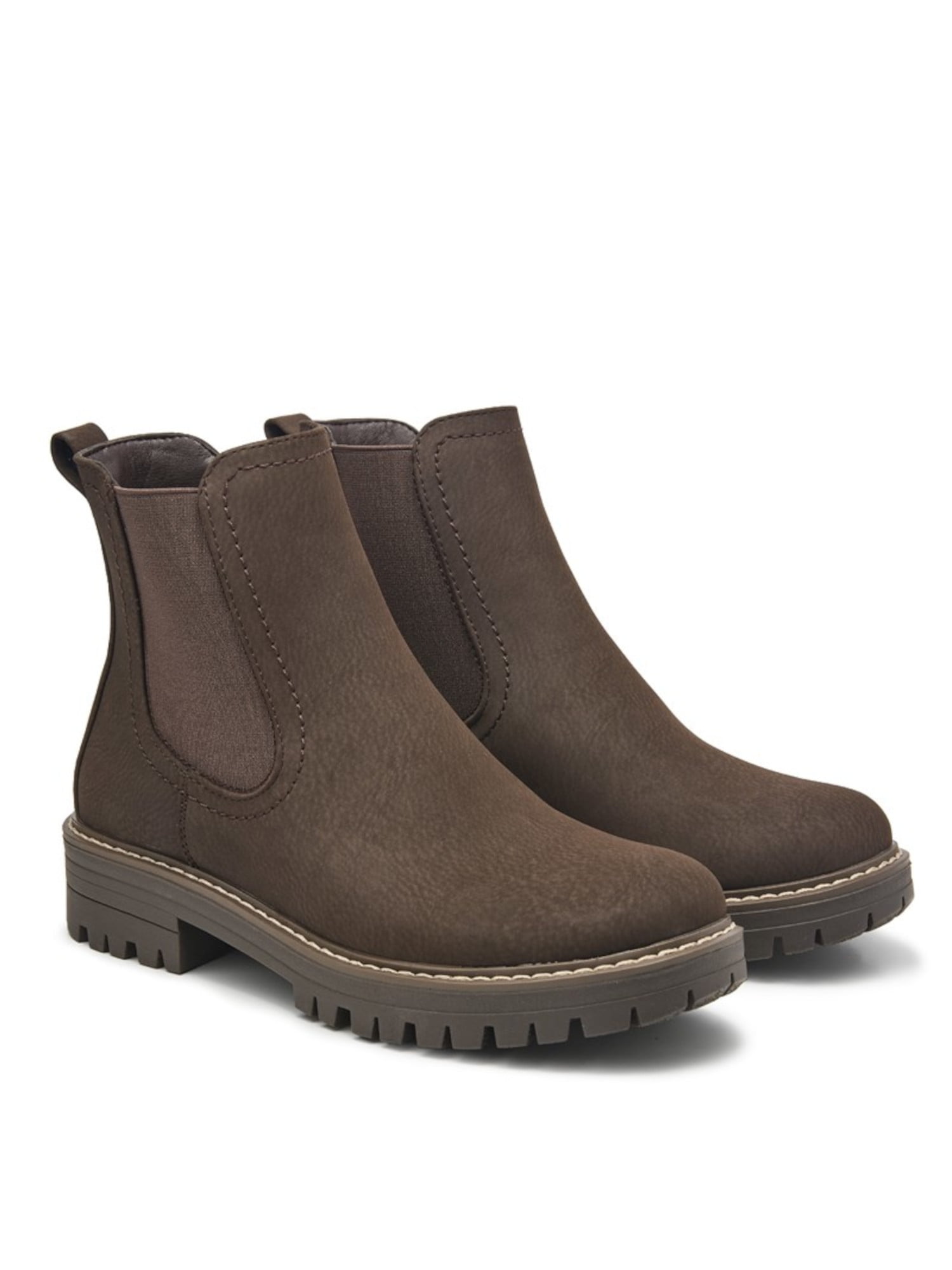Cliffs by White Mountain Ben Mens Tan Chelsea Boots Size 10 Lug Sole Pull On Amazon.com | CLIFFS BY WHITE MOUNTAIN Women main image 3